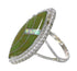 Turquoise Opal Sterling Silver Southwestern Ring Size 5 QX85876