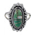 Silver Turquoise Opal Southwestern Ring Size 7-1/2 QX85902