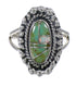 Authentic Sterling Silver Turquoise Opal Southwest Ring Size 4-3/4 QX85906