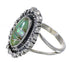 Authentic Sterling Silver Turquoise Opal Southwestern Ring Size 5 QX85907
