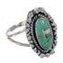 Southwestern Turquoise Opal Genuine Sterling Silver Ring Size 8-1/4 QX85920