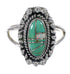 Southwestern Turquoise Opal Genuine Sterling Silver Ring Size 8-1/4 QX85920