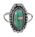Southwestern Turquoise Opal Authentic Sterling Silver Ring Size 6-1/2 QX85917