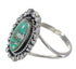 Southwest Turquoise Opal Authentic Sterling Silver Ring Size 5-1/2 QX85916