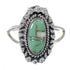 Sterling Silver Southwestern Turquoise Opal Inlay Ring Size 7 QX85927