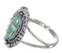 Genuine Sterling Silver Southwest Turquoise Opal Inlay Ring Size 8-1/4 QX85932