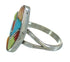 Silver And Multicolor Whiterock Ring