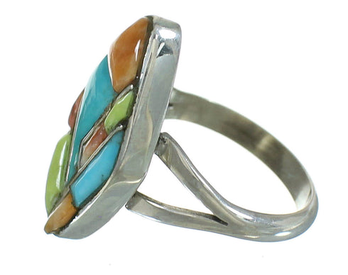 Whiterock Silver Multicolor Ring