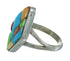 Whiterock Silver Multicolor Ring