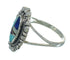 Genuine Sterling Silver Southwestern Multicolor Ring Size 5-1/2 YX84342