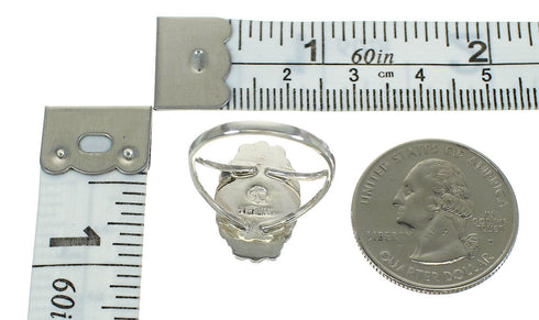 Sterling Silver Southwestern Multicolor Ring Size 4-1/2 YX84337