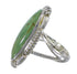 Turquoise Southwestern Genuine Sterling Silver Ring Size 4-3/4 QX86739