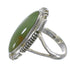 Silver Southwestern Turquoise Ring Size 6 QX86772