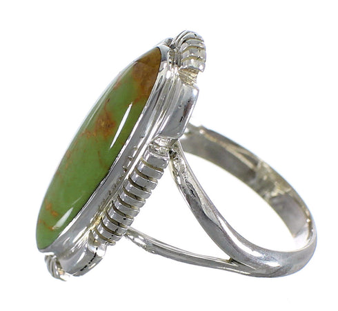 Sterling Silver Southwest Turquoise Ring Size 5-1/4 QX86775