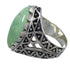 Turquoise And Authentic Sterling Silver Ring Size 6-3/4 RX92898