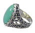 Authentic Sterling Silver Turquoise Ring Size 7-1/4 RX92902