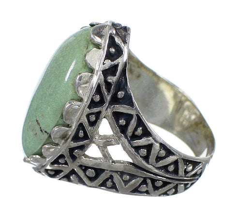 Southwestern Jewelry Turquoise Sterling Silver Ring Size 6-1/2 RX92941