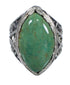 Turquoise And Sterling Silver Ring Size 7-1/2 RX92975
