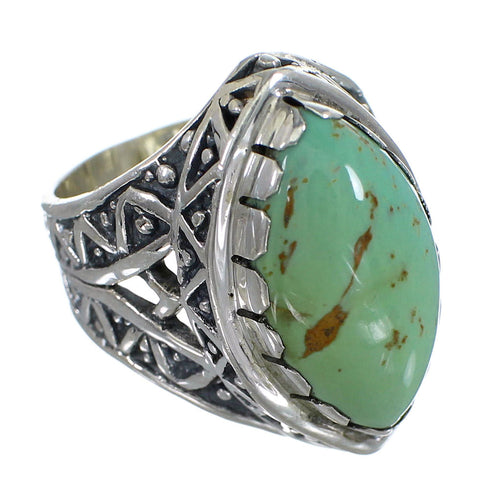 Sterling Silver Southwest Turquoise Ring Size 5-1/4 RX93001