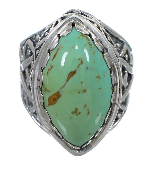 Sterling Silver Southwest Turquoise Ring Size 5-1/4 RX93001