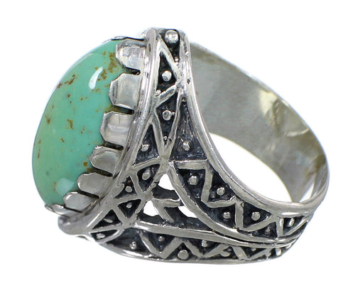 Sterling Silver Southwest Turquoise Ring Size 5-1/4 RX93001