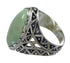 Genuine Sterling Silver And Turquoise Ring Size 5-1/2 RX93035