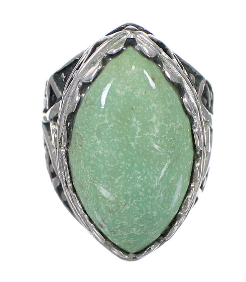 Sterling Silver And Turquoise Jewelry Ring Size 6-1/2 RX93057