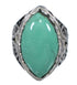 Southwest Authentic Sterling Silver Turquoise Ring Size 6-1/2 RX93062