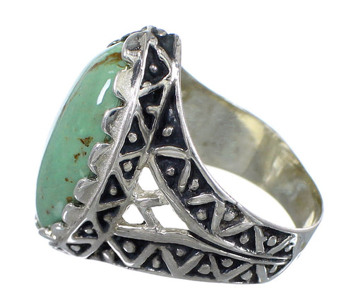 Sterling Silver And Turquoise Southwest Jewelry Ring Size 8 RX93182