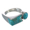 Turquoise Sterling Silver Ring Size 6 AX90655