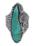Sterling Silver Turquoise Jewelry Ring Size 8 FX93327