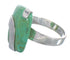 Southwest Jewelry Turquoise Genuine Sterling Silver Ring Size 8 RX88599
