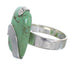 Turquoise Sterling Silver Southwest Jewelry Ring Size 6-1/2 RX88610