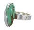 Turquoise And Genuine Sterling Silver Ring Size 5-1/2 RX88627