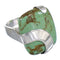 Genuine Sterling Silver Southwest Turquoise Ring Size 7-1/2 RX88634