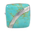 Authentic Sterling Silver Turquoise Jewelry Ring Size 6-1/2 RX88654
