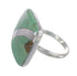 Authentic Sterling Silver Southwest Turquoise Ring Size 4-3/4 RX88673