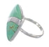 Turquoise Sterling Silver Southwest Jewelry Ring Size 5-1/4 RX88681