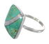 Sterling Silver Southwest Turquoise Jewelry Ring Size 8-1/2 RX88688