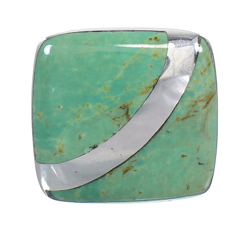 Turquoise Genuine Sterling Silver Jewelry Ring Size 8 RX88702