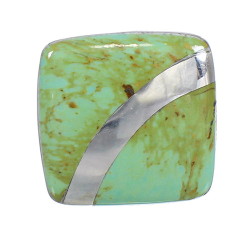 Turquoise And Sterling Silver Southwest Jewelry Ring Size 4-1/2 RX88709
