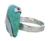 Turquoise Jewelry Genuine Sterling Silver Ring Size 8 RX88733