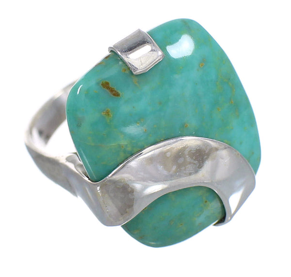 Turquoise Sterling Silver Jewelry Ring Size 6 RX88738