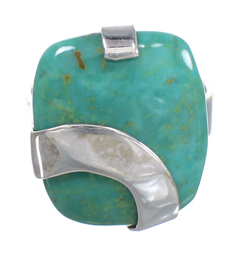 Turquoise Sterling Silver Jewelry Ring Size 6 RX88738