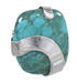 Authentic Sterling Silver Turquoise Jewelry Ring Size 5-3/4 RX88741