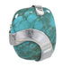 Authentic Sterling Silver Turquoise Southwest Ring Size 7-3/4 RX88744