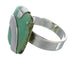 Authentic Sterling Silver Turquoise Jewelry Ring Size 5-1/4 RX88777
