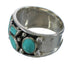 Authentic Sterling Silver Turquoise Ring Size 4-1/4 FX91301