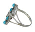 Sterling Silver Turquoise Southwest Ring Size 4-3/4 FX90894