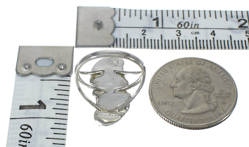 Authentic Sterling Silver Turquoise Southwest Ring Size 7-1/2 FX91002